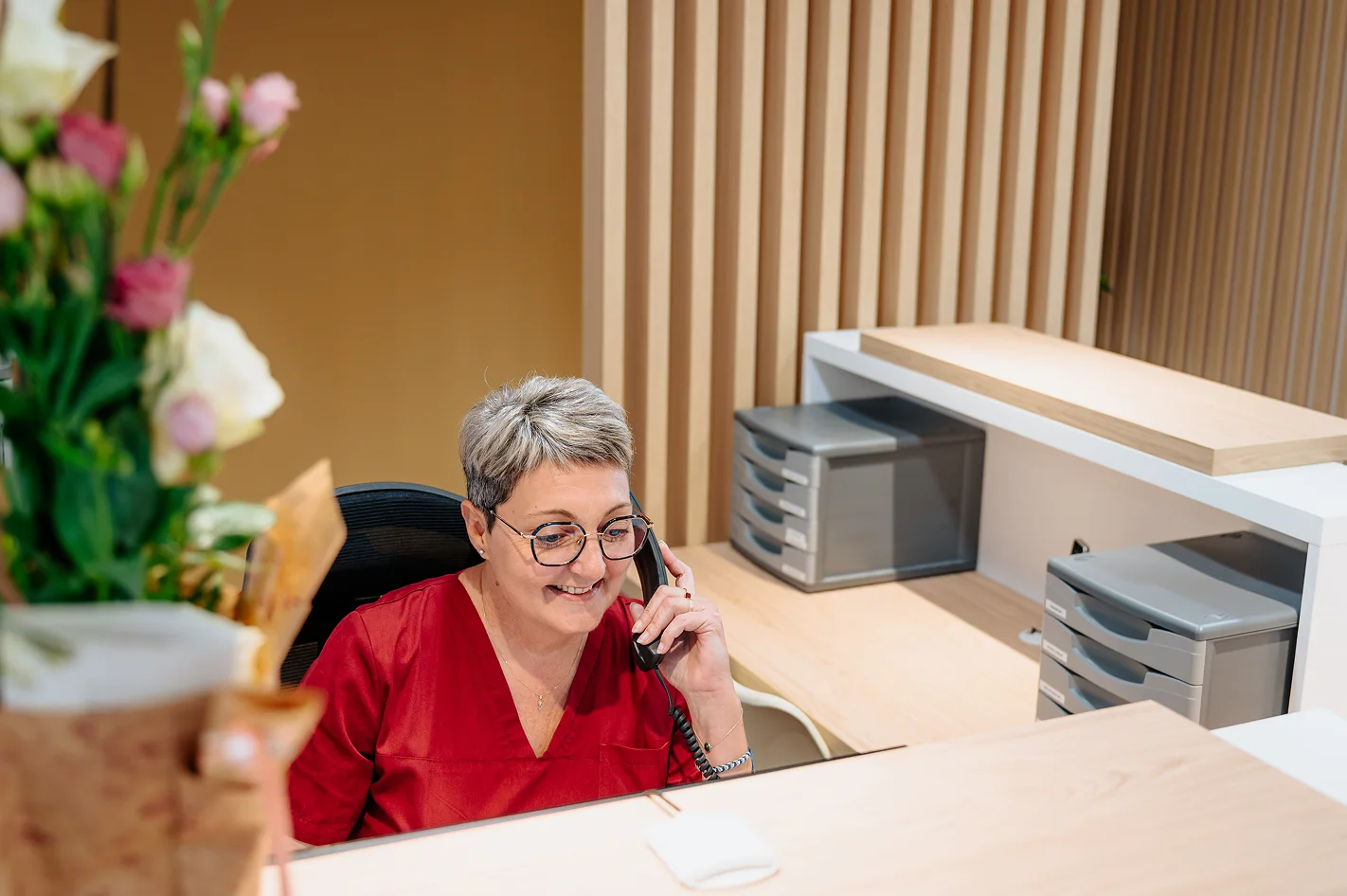 rdv-cabinet Équipe souriante et professionnelle prête à vous accueillir